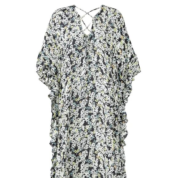 See By Chloe Sheer Ruffled Caftan Dress - Picture 6 of 8